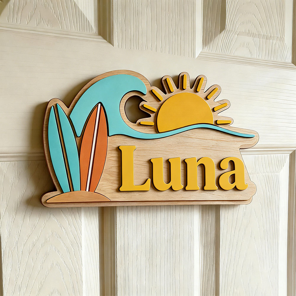 Personalizowana drewniana tabl – Baby Nursery Letters recenzja i cena
