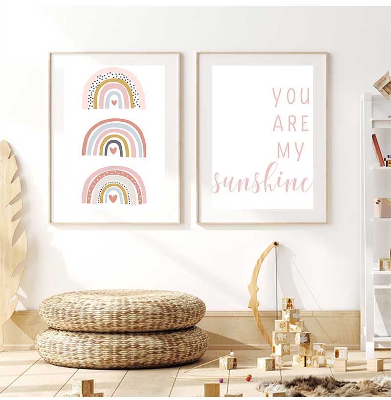 Jesteś Moją Słończeczką Tęcza  – Baby Nursery You Are My Sunshine recenzja i cena