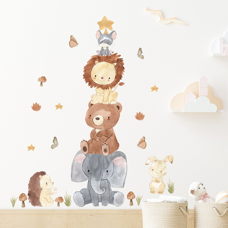 Urocze naklejki ścienne z moty – Baby Nursery Wallpaper Girl recenzja i cena