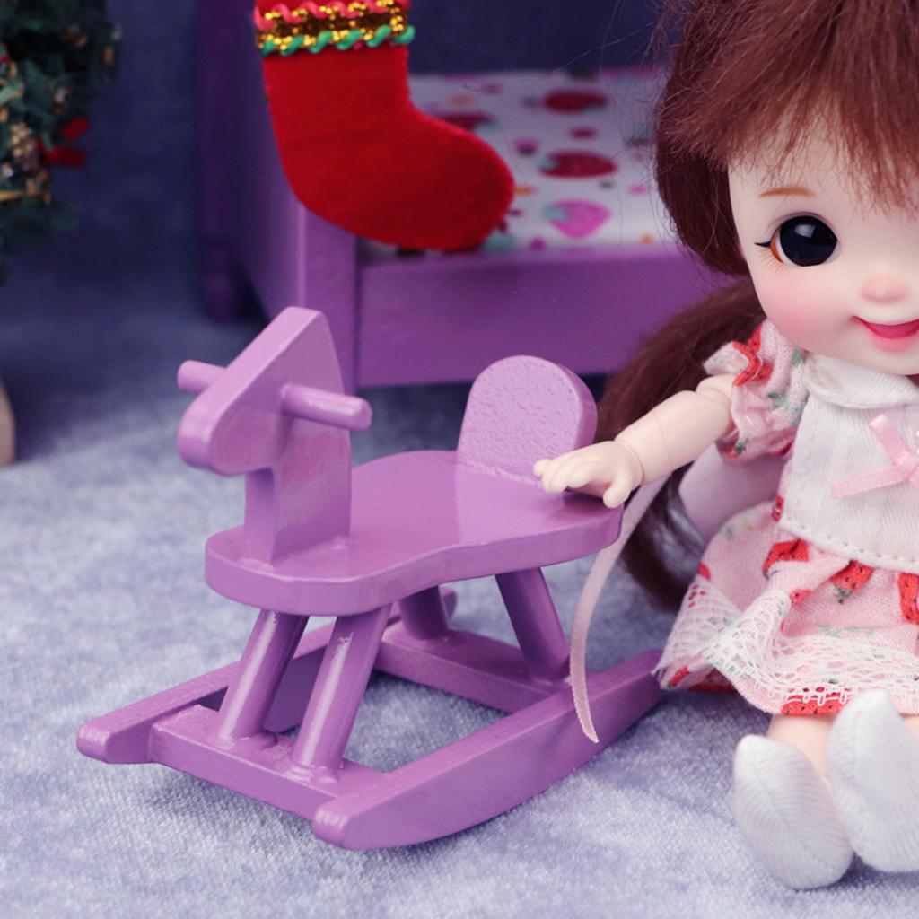 Miniaturowe akcesoria do domku – Baby Nursery Rocking Chair recenzja i cena